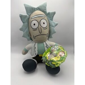 Rick 10" Plush From Rick & Morty NWT Official License Toy Factory